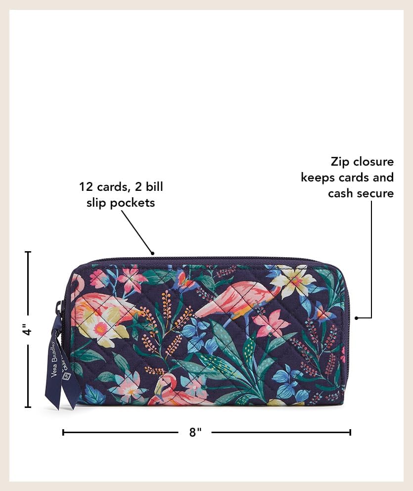 HOTCotton Jordin Continental Wallet With RFID Protection
