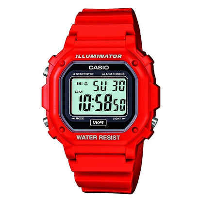HOTCasio F108WH Series | Men's Digital Watch | Illuminator | Water Resistant | LED Light | Daily Alarm | 1/100 SEC Stopwatch | 3 Hands (HR, Min, SEC) | Date/Day Display | Daily Alarm | 7 Year Battery