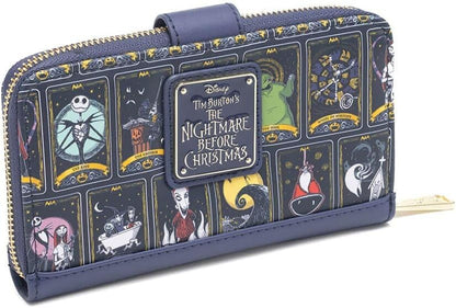 HOTLoungefly Disney Nightmare Before Christmas Allover Print Tarot Wallet
