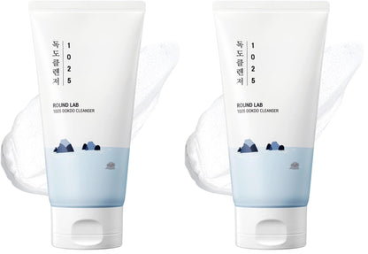 HOTROUND LAB 1025 Dokdo Cleanser, 5.07 Fl Oz | Low pH Facial Cleanser, For Sensitive Skin, Deep Sea Water, Hydrating Face Wash, Korean Skin Care