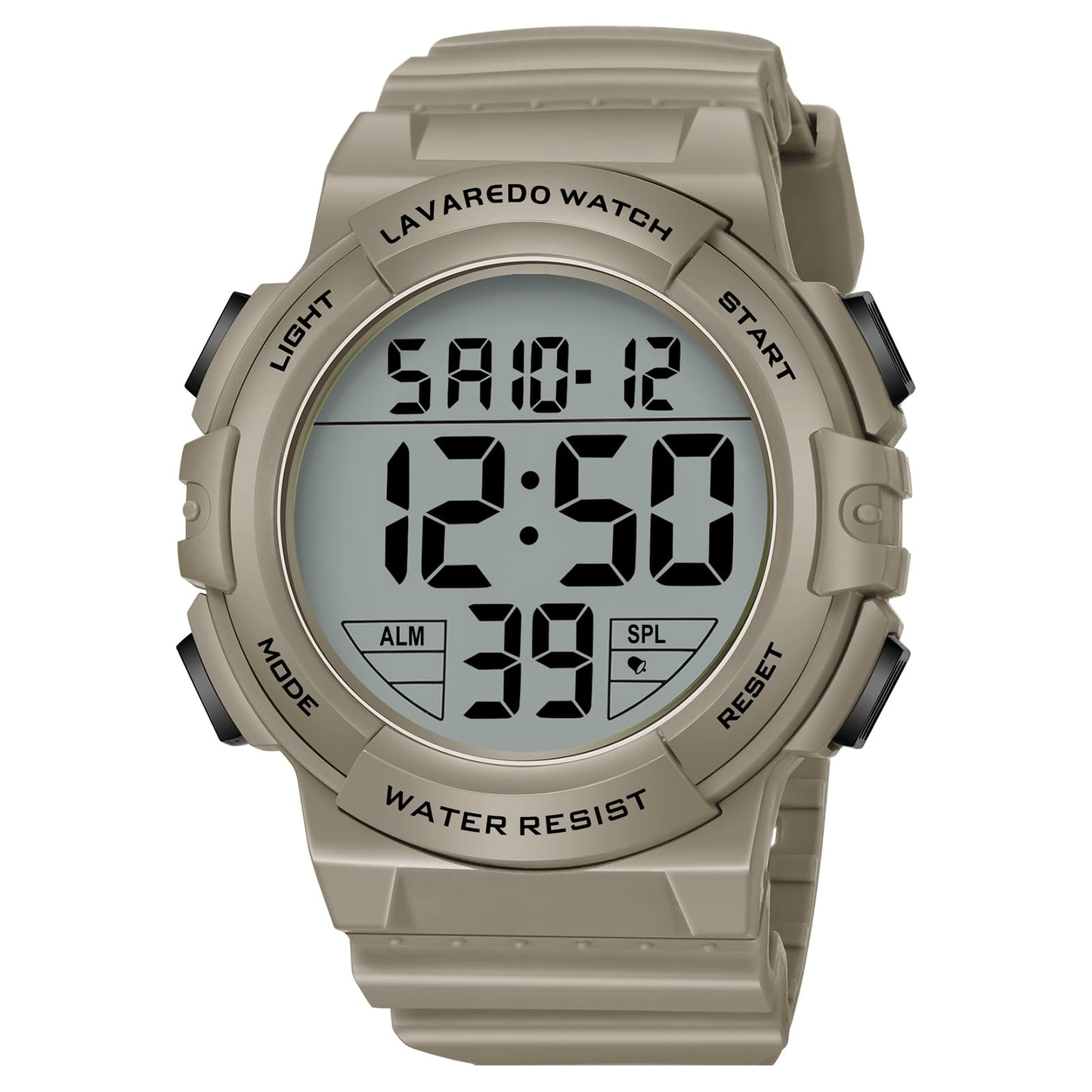 HOTMens Digital Watch, Sport Military Watches for Men Waterproof LED Screen Large Face Tactical Watch with Backlight Alarm Stopwatch Wrist Watch