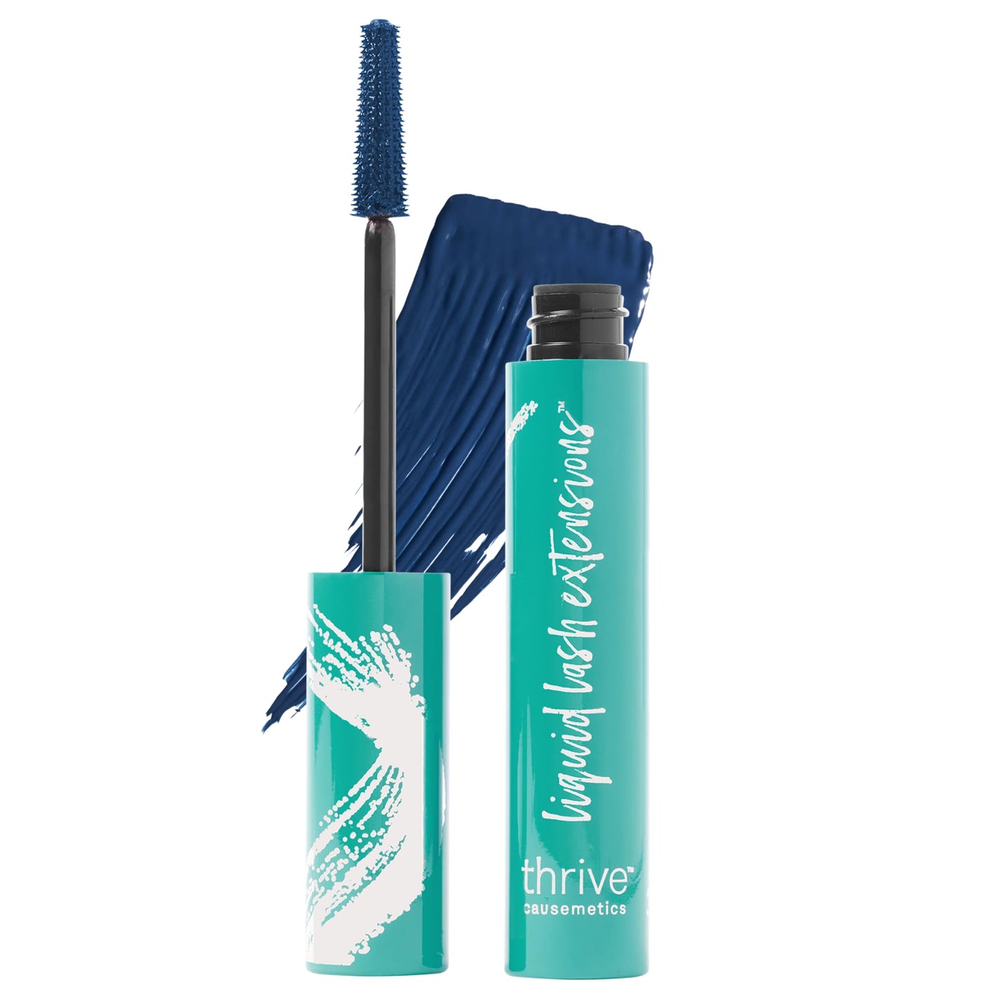 HOTThrive Causemetics Thrive Mascara, Liquid Lash Extensions Mascara, Tubing Mascara Lengthening, Volumizing & Curling, Smudge Proof, Washable, No Clumping or Flaking, Vegan, Brynn (Rich Black)