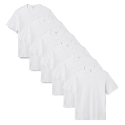 HOTAmazon Essentials Men's Regular-Fit Short-Sleeve T-Shirt, Pack of 6