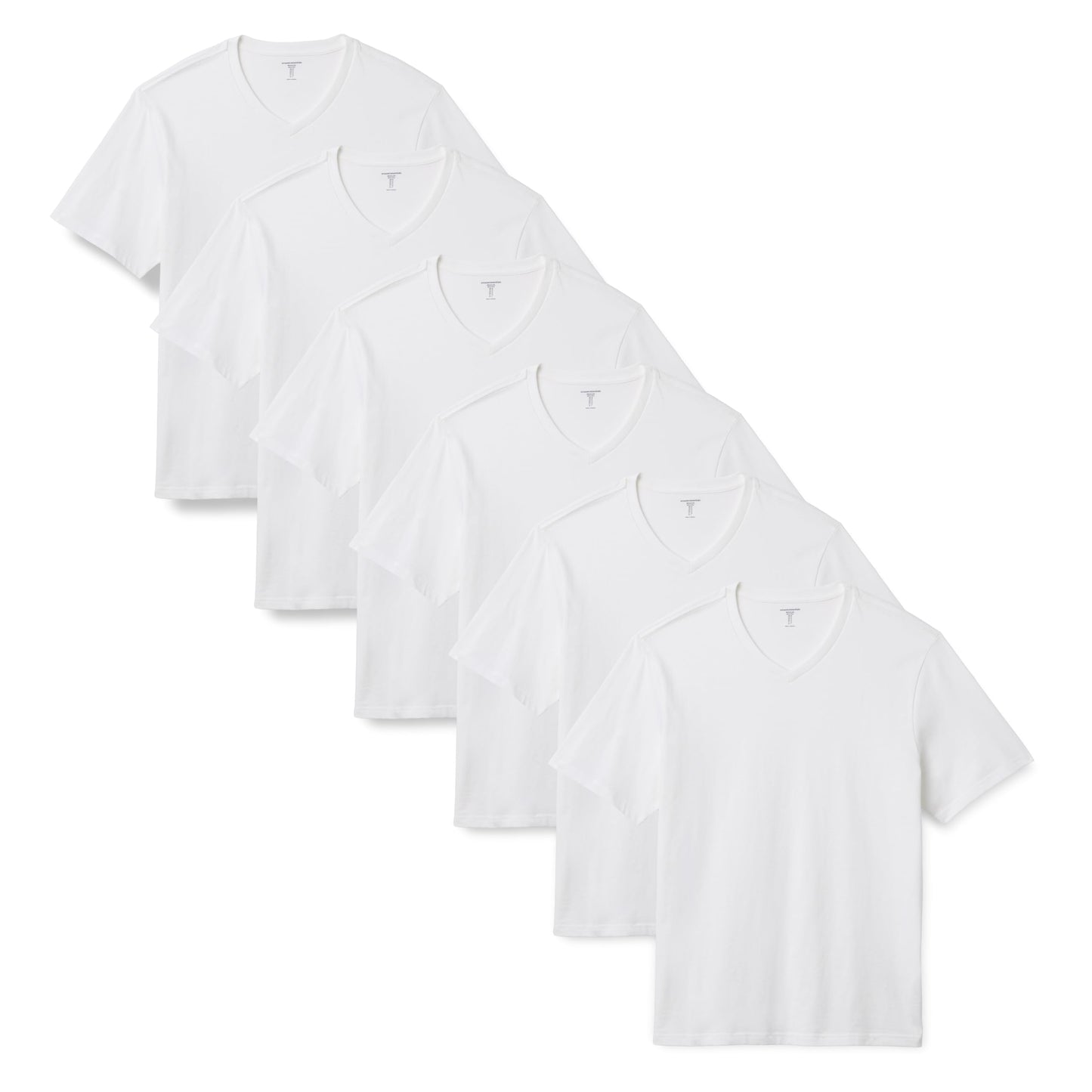 HOTAmazon Essentials Men's Regular-Fit Short-Sleeve T-Shirt, Pack of 6
