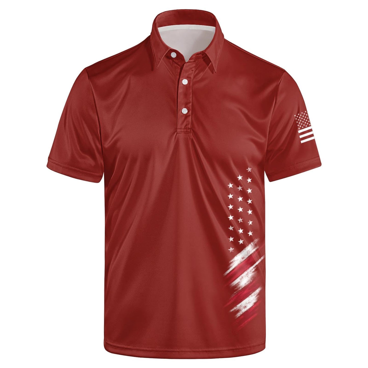 HOTGolf Polos for Men Funny Moisture Wicking Golf Shirts Performance Quick-Dry Polo Shirts Short Sleeve