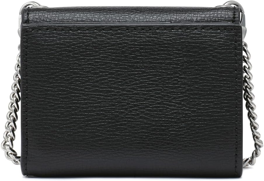 HOTKARL LAGERFELD Paris Women's Wallet Crossbody On A Chain, Black Multi