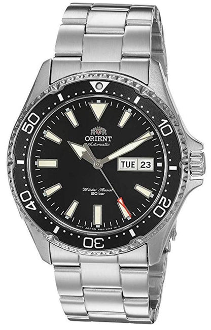 HOTOrient Men's Kamasu Stainless Steel Automatic Diving Watch with Sapphire Crystal