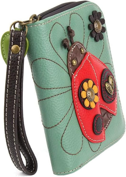 HOTChala Ladybug Zip-Around Wallet/Wristlet