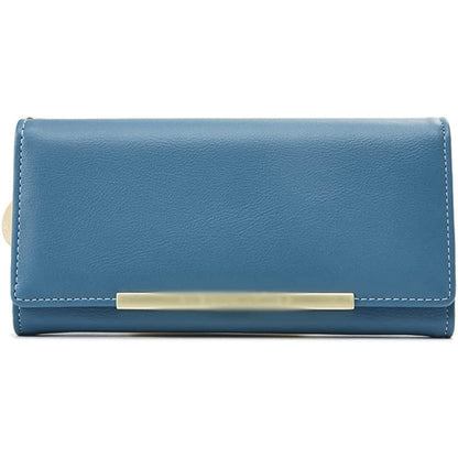 HOTSpacious & Functional Leather Wallet Multifunction Luxury Women Many Departments Large Capacity Purses Fashion Female Card Holder Billfold Long Clutch Purse