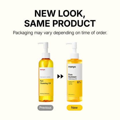 HOTMANYO Pure Cleansing Oil, Natural Oil Cleanser for Face, Makeup Blackhead Remover, Korean Skin Care, 6.76 fl oz (200ml)