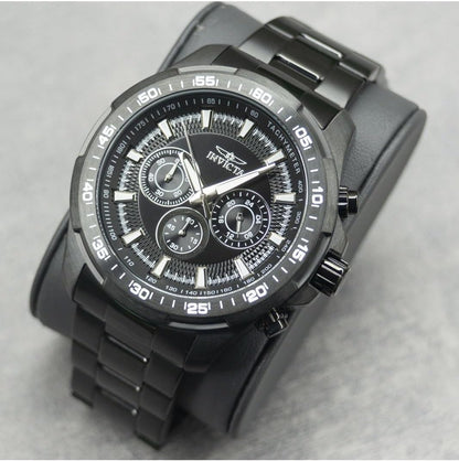 HOTInvicta Speedway Edelstahl Herren Quarzuhrwerk - 48mm