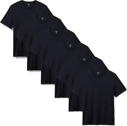 HOTAmazon Essentials Men's Regular-Fit Short-Sleeve T-Shirt, Pack of 6