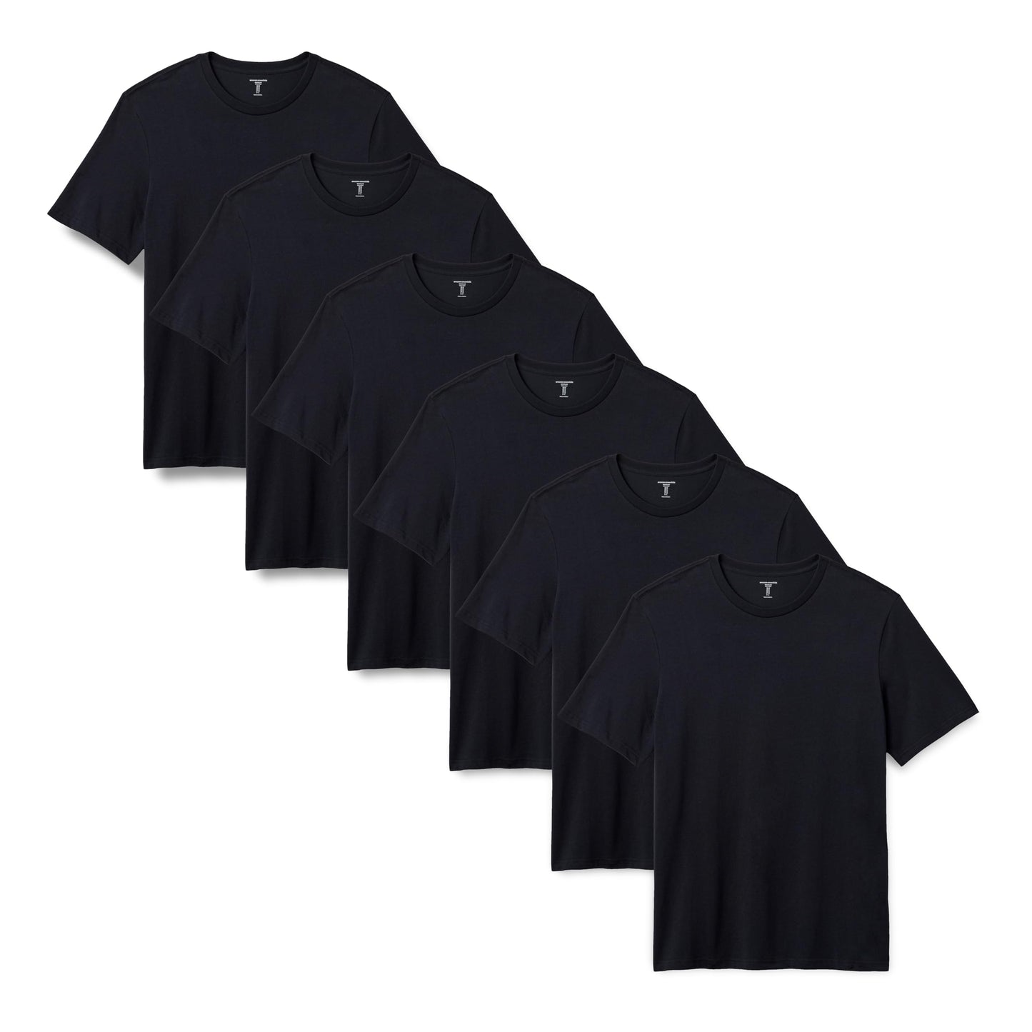 HOTAmazon Essentials Men's Regular-Fit Short-Sleeve T-Shirt, Pack of 6