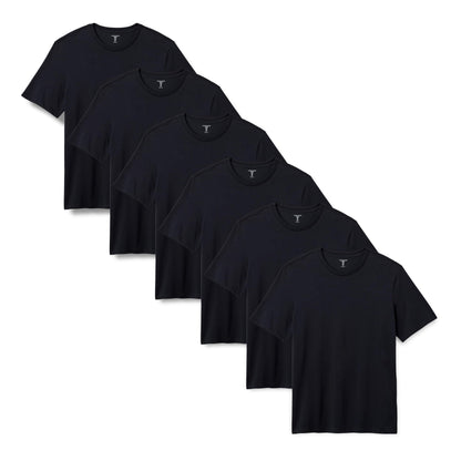 HOTAmazon Essentials Men's Regular-Fit Short-Sleeve T-Shirt, Pack of 6