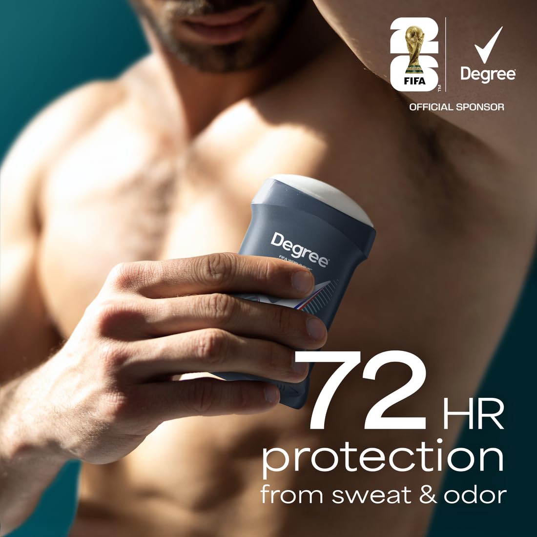 HOTDegree Men Advanced Protection Antiperspirant Deodorant 4 count Cool Rush 72-Hour Sweat and Odor Protection Antiperspirant For Men With MotionSense Technology 2.6 oz