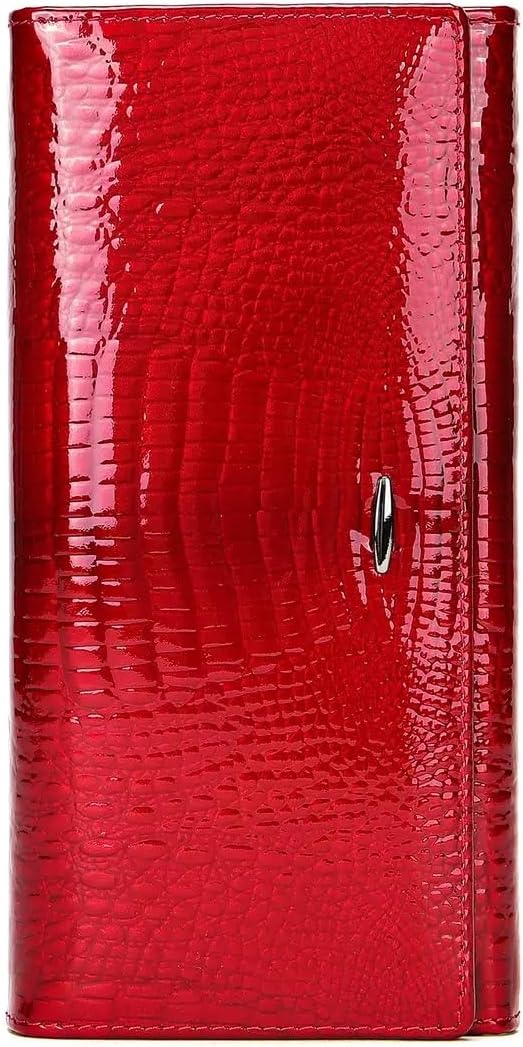 HOTWomen's Long Leather Wallet | Credit Card Holder, Fashion Clutch, Casual Style