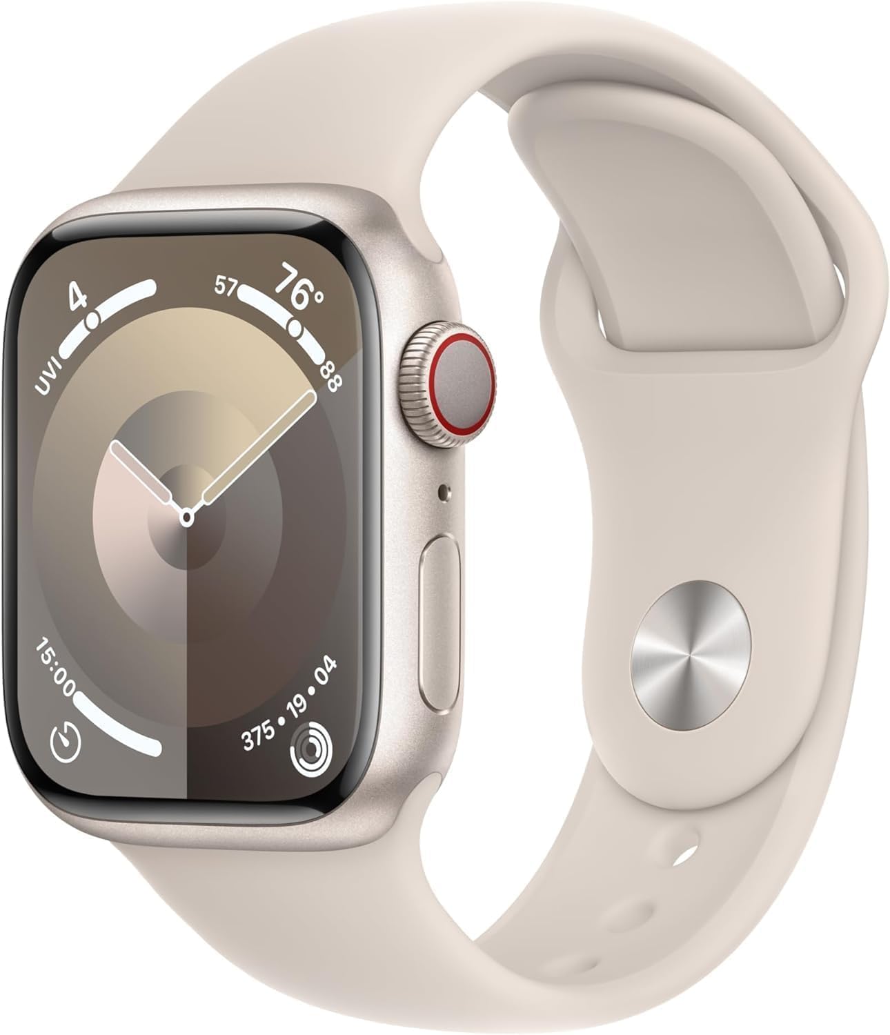 HOTApple Watch Series 9 [GPS, 45mm] - Midnight Aluminum Case with Midnight Sport Band, M/L (Renewed Premium)