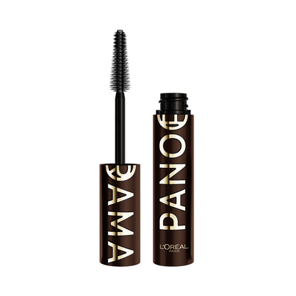 HOTL'Oreal Paris Voluminous Panorama Mascara, Volumizing and Lengthening Mascara, Washable Longwear and Smudge Resistant Make Up, Blackest Black, 0.33 Fl Oz
