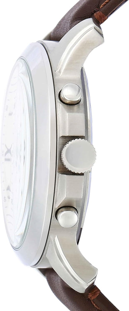 HOTFossil Men's Watch, Grant Quartz Stainless Steel Chronograph Watch for Men