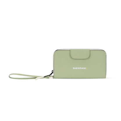 HOTSherpani Tulum, Nylon Zip Around Wallet, Wristlet, Purse with Card Holder Organizer for Women | Lightweight Wallet with Clear ID Window, Small Pouch, Card Cash Holder Organizer, RFID Protection, Clutch for Travel Gift