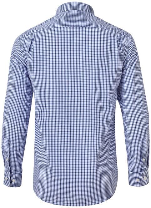 HOTYear In Year Out Wrinkle Free Dress Shirt for Men Regular Fit Long Sleeve Wrinkle Resistant Shirt