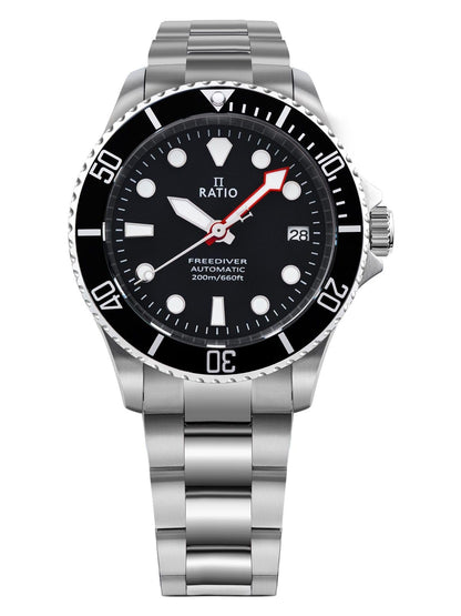HOTRATIO FreeDiver Sapphire Crystal Diver Watch Japanese Automatic Movement Dive Watch 200m Water Resistant Diving Watch