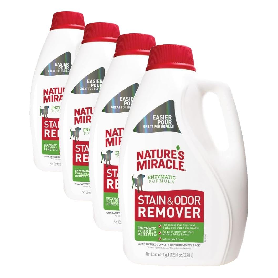 HOTNature’s Miracle Stain and Odor Remover Dog, 32 Ounces, Everyday Mess Enzymatic Odor Control Formula