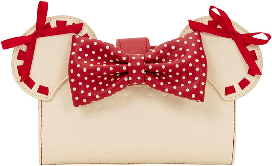 HOTMinnie Mouse Rock The Dots Coquette Flap Wallet