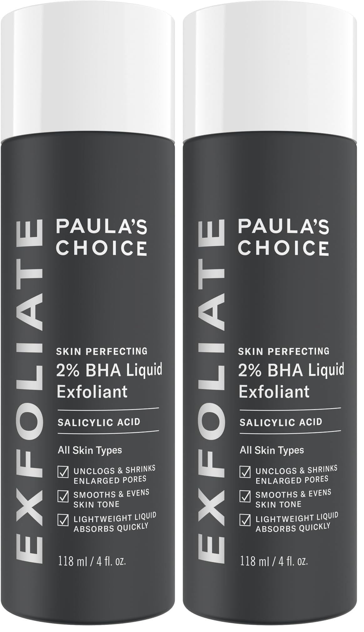 HOTPaula's Choice SKIN PERFECTING 2% BHA Liquid Exfoliant with Salicylic Acid, Facial Polish for Pores, Wrinkles & Fine Lines, Suitable for Blackhead-Prone Skin, Fragrance-Free