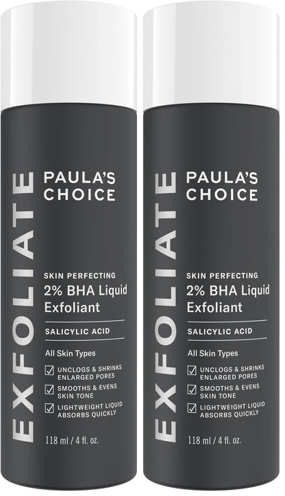 HOTPaula's Choice SKIN PERFECTING 2% BHA Liquid Exfoliant with Salicylic Acid, Facial Polish for Pores, Wrinkles & Fine Lines, Suitable for Blackhead-Prone Skin, Fragrance-Free