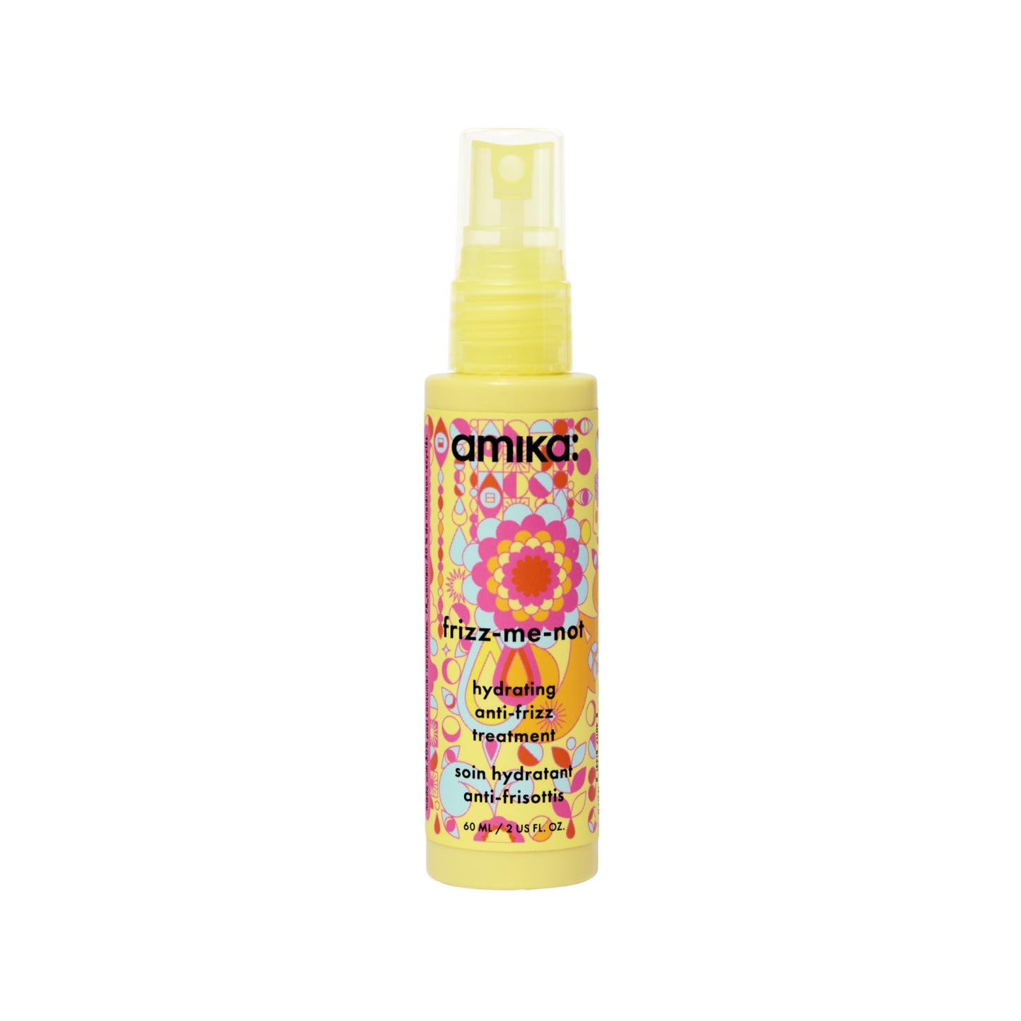 HOTamika frizz-me-not hydrating anti-frizz treatment | lightweight hydrating spray for medium to thick coarse hair types 2a-4c, humidity + heat protection, smooth frizz for up to 3 days