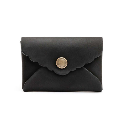 HOTPortland Leather Goods Mini Daisy Wallet for Women – Handmade from the Finest Full-Grain Hides – Features Envelope Design with Snap Closure – Honey