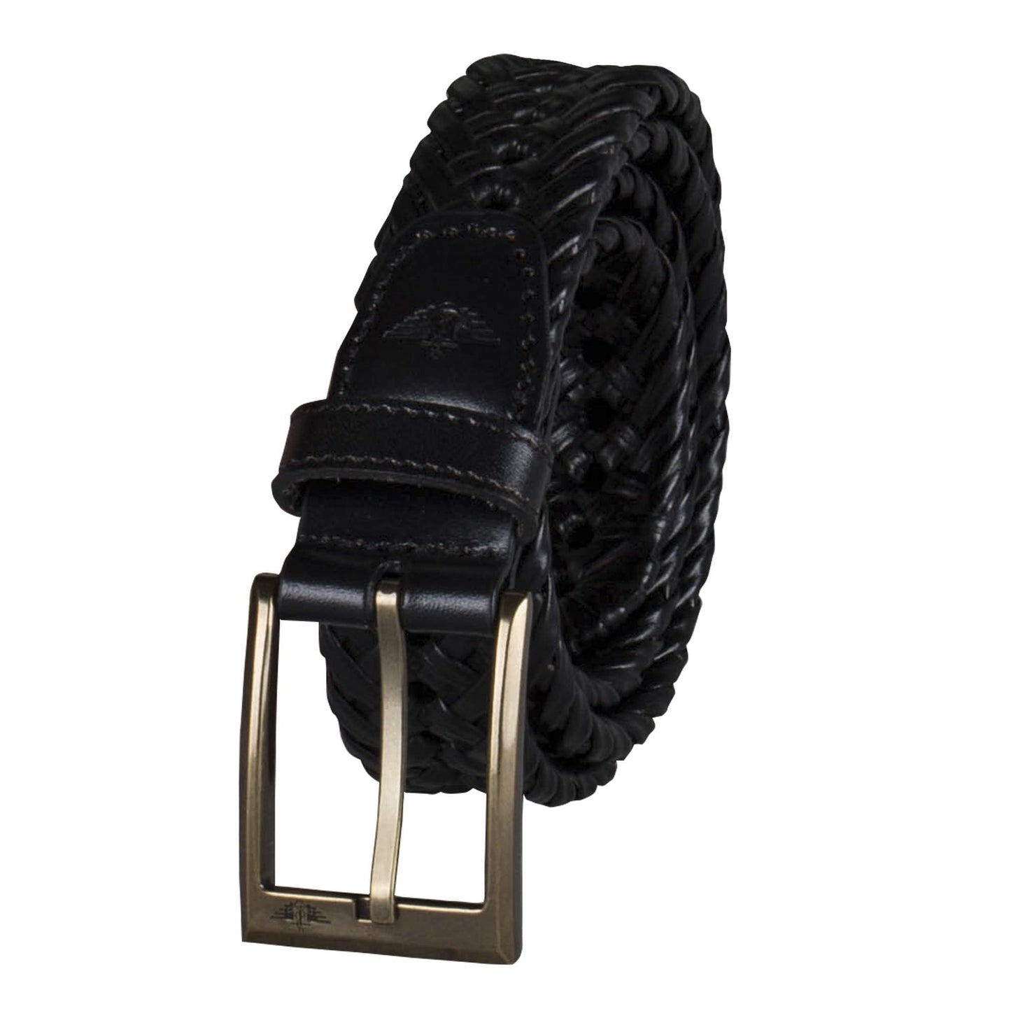 HOTDOCKERS Men's Braided Leather Belt, Fully Adjustable Casual Strap for Everyday Wear