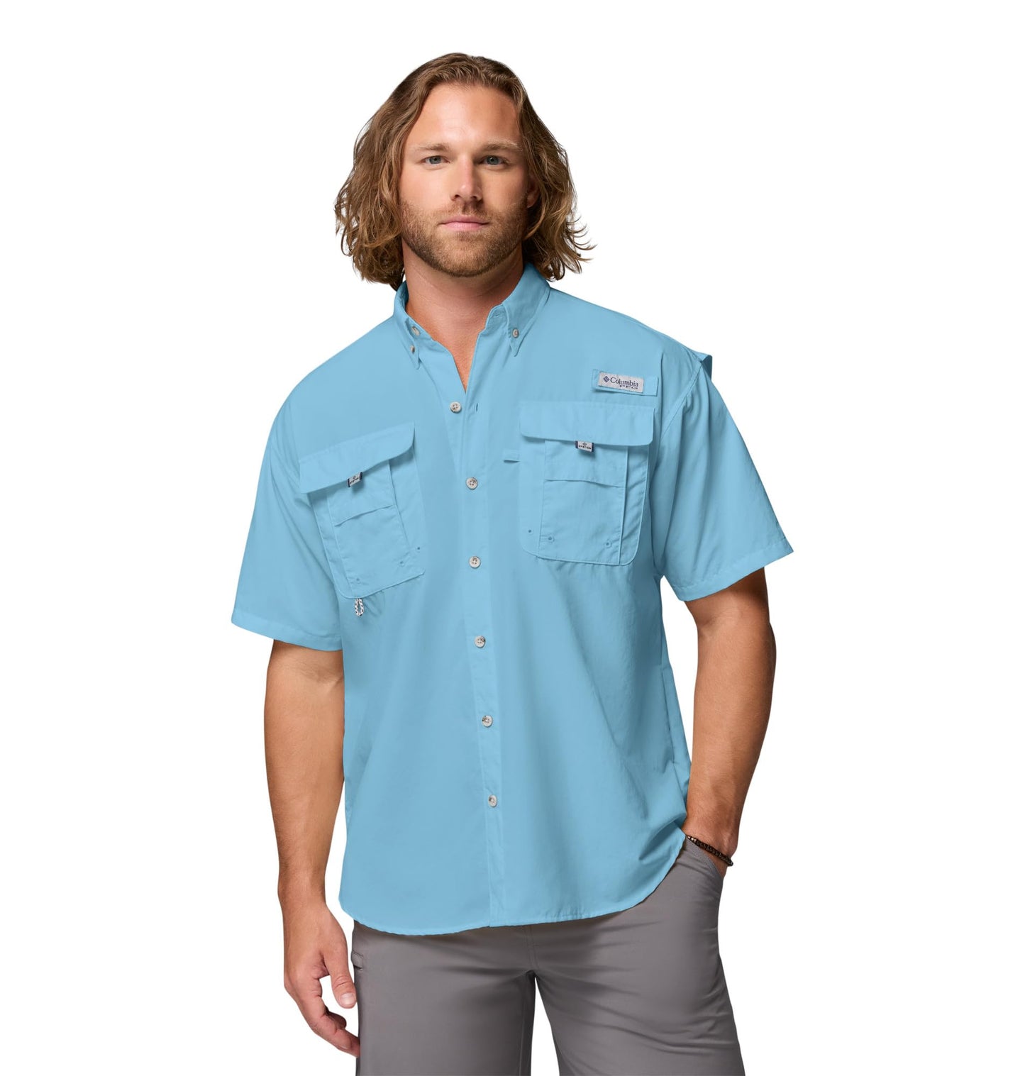 HOTColumbia Men's PFG Bahama II Short Sleeve Fishing Shirt