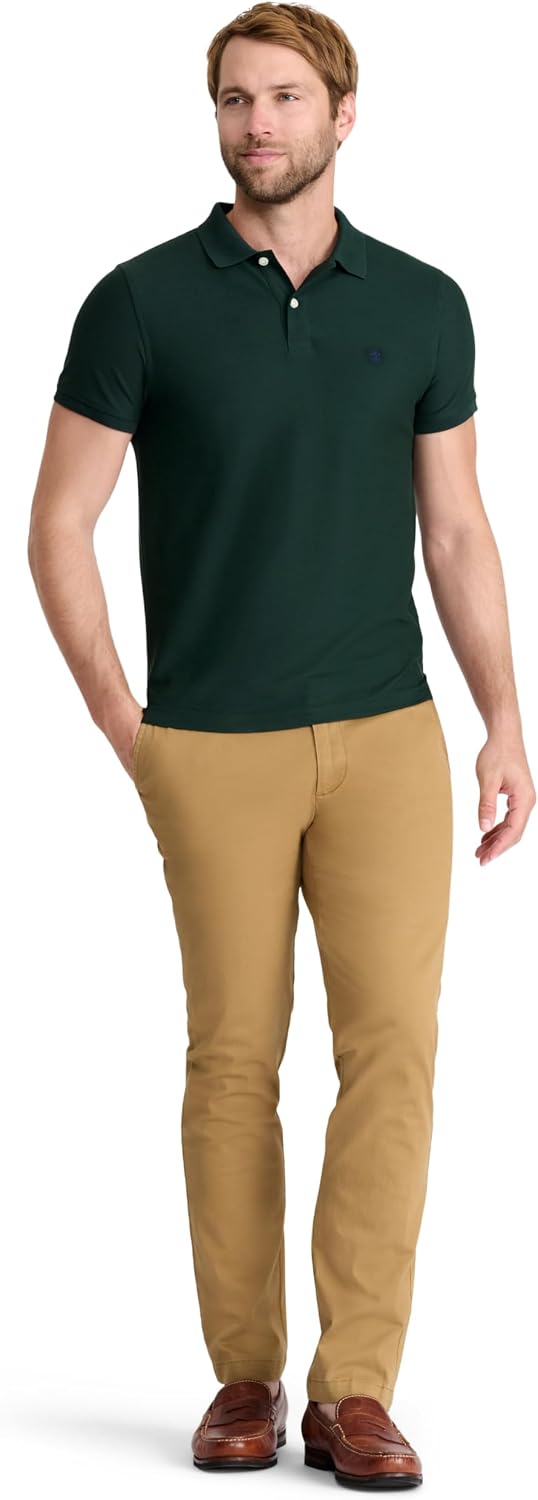 HOTIzod Men's Advantage Performance Short Sleeve Fashion Polo Shirt