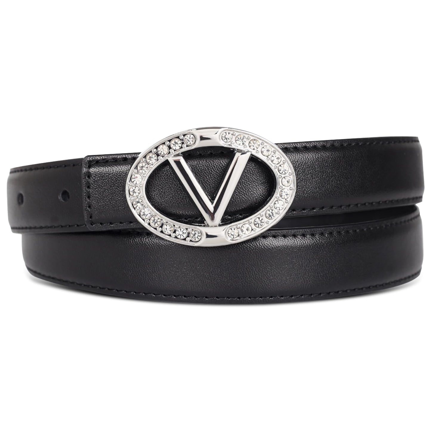 HOTAurolran Women's Leather Belt with Buckle - Ideal for Dresses, Jeans, and Coats