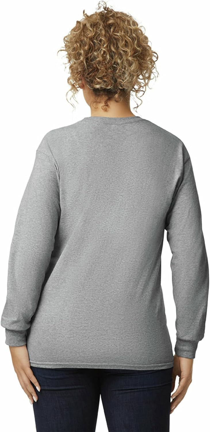 HOTGildan Adult Ultra Cotton Long Sleeve T-Shirt, Style G2400, Multipack