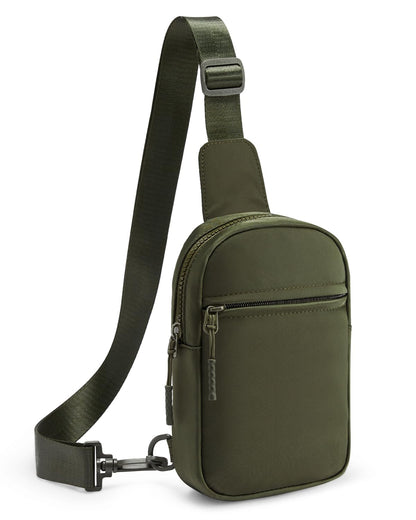 HOTCHOLISS Small Sling Bag for Women and Men, Crossbody Bags Trendy Fanny Packs Chest Bag with Extended Strap
