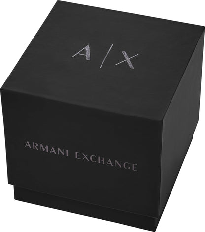 HOTA|X Armani Exchange Men's Watch, Three-Hand Stainless Steel Watch for Men