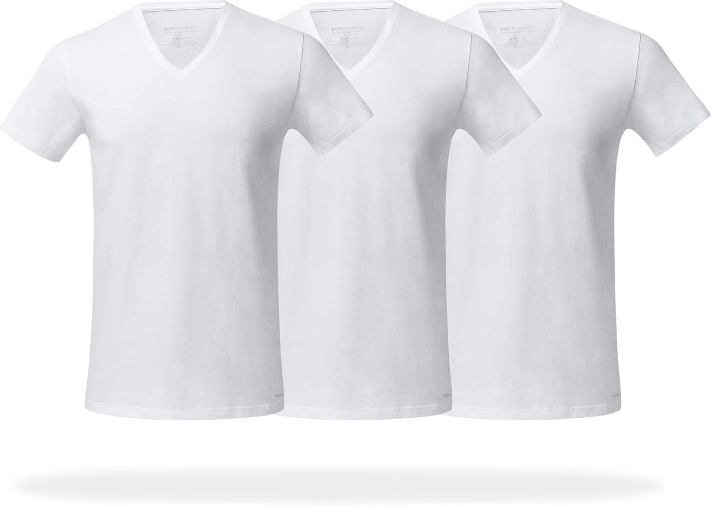 HOTPair of Thieves Men Super Soft V Neck | T-Shirt for Men | Breathable, Tagless Performance Cotton Blend | All-Day Wear