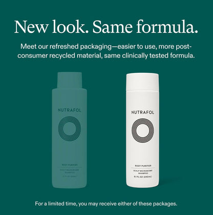 HOTNutrafol Shampoo, Cleanse and Hydrate Hair and Scalp, Improves Hair Volume, Strength and Texture, Physician-formulated for Thinning Hair, Color Safe, Sulfate Free