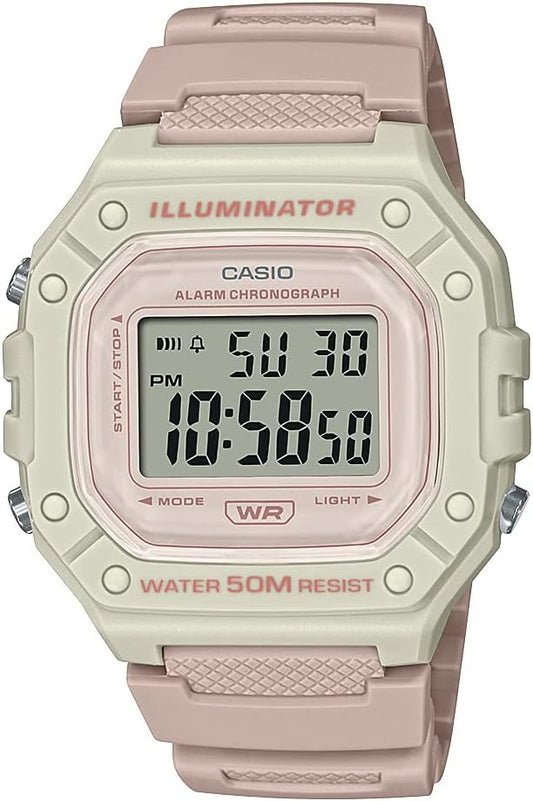 HOTCasio W218H Series | Men’s Digital Watch | 50M WR | 1/100 Second Stopwatch | 100 SEC Chronograph | LED Backlight | Countdown Timer | Daily Alarm | Hourly Time Signal | 7 Year Battery