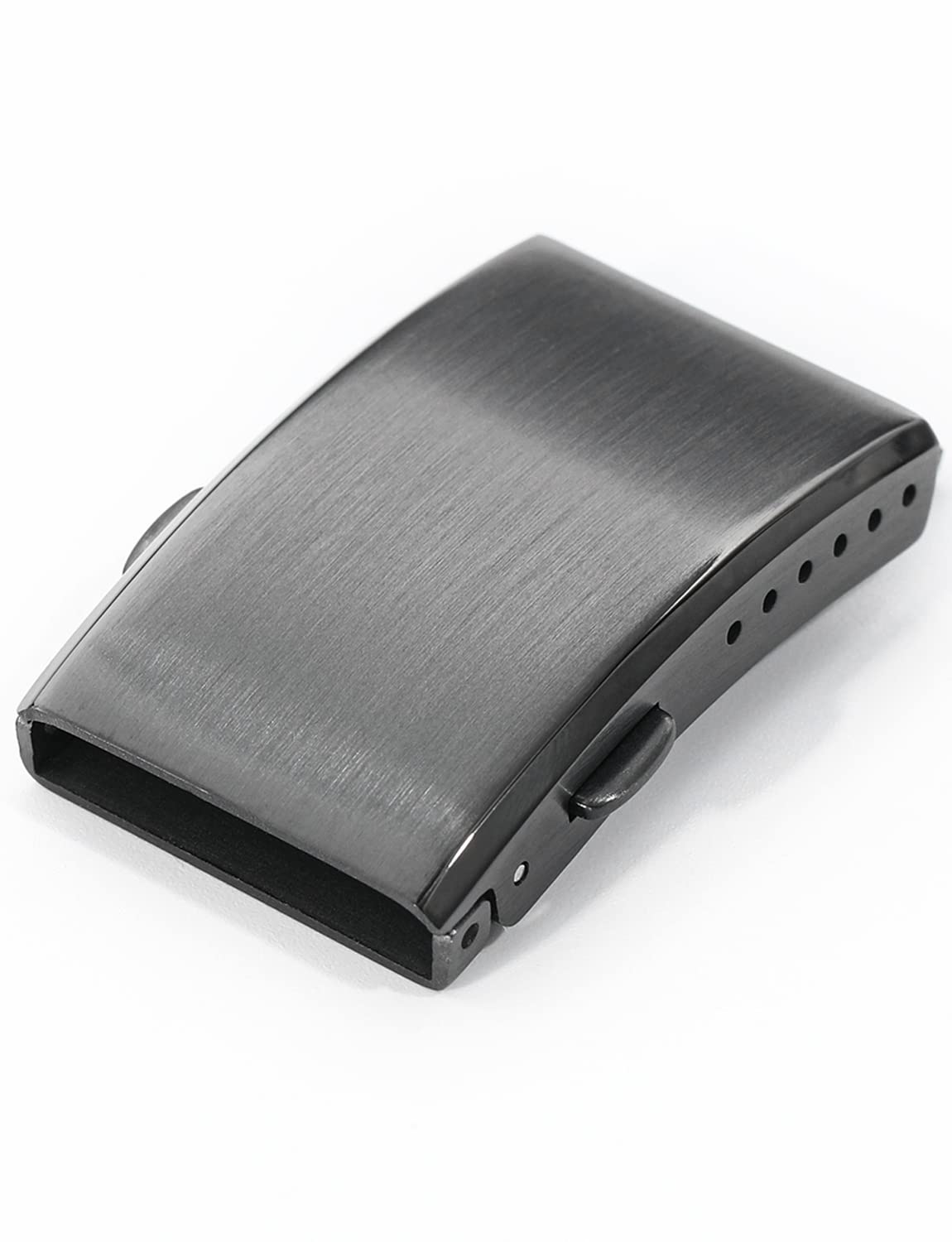 HOTwatchdives Watch Buckle 16mm/18mm/20mm/22mm Fold Safety Milled Clasp Replacement Stainless Steel Watchband Clasp (Silver, 16mm)