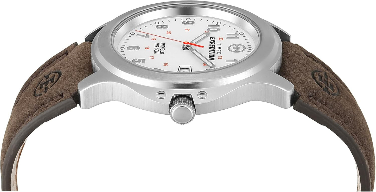 HOTTimex Expedition Metal Field 40mm Men’s Analog Watch | Luminous Hands | 24 Hour Time | Quick Date Function | Rugged Outdoor Watch | 50M Water Resistance