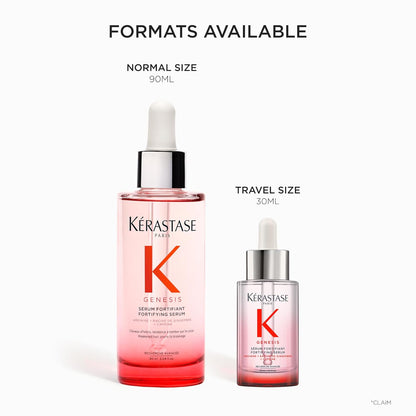 HOTKerastase Genesis Hair Serum | Daily Strengthening Treatment for Weak or Damaged Hair | Nourishes and Reinforces Hair | Anti-Breakage | Silicone-Free | For Weakened Hair | Serum Fortifiant
