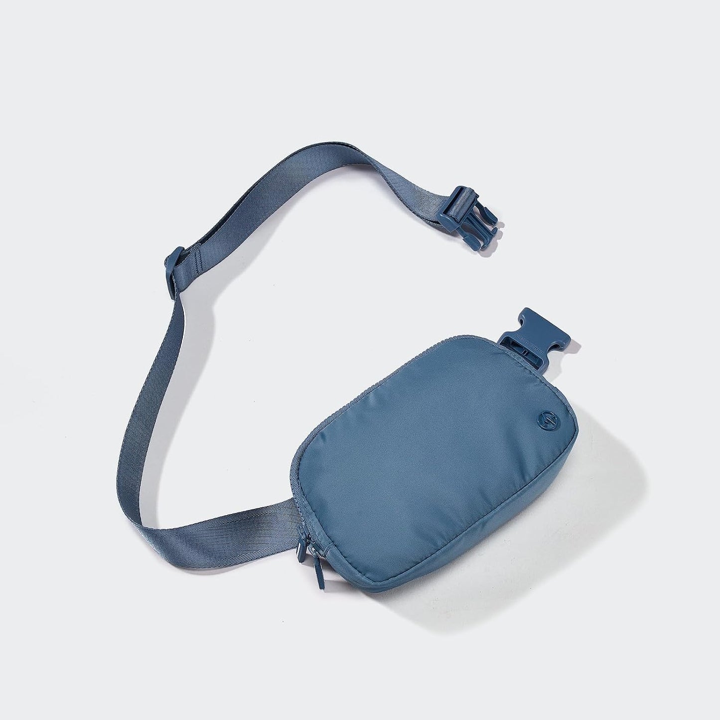 HOTPander Two Way Zipper Fanny Pack Nylon Everywhere Belt Bag for Women, Water Repellent Waist Packs, Crossbody Bags with Adjustable Strap (Indigo Blue).