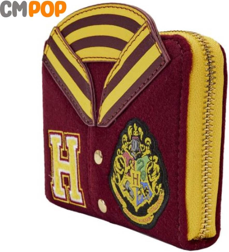 HOTLoungefly Harry Potter Hogwarts Crest Varsity Jacket Zip Around Wallet