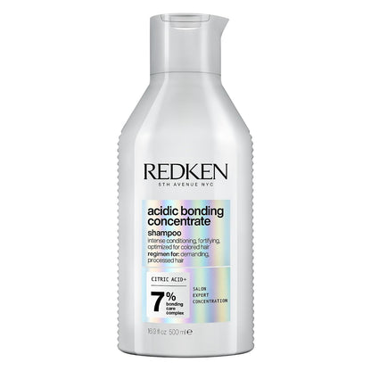 HOTRedken Acidic Bonding Concentrate Shampoo - For Damaged Hair Repair, Strengthens and Repairs Weak and Brittle Hair, Sulfate-Free, Color Safe, With Citric Acid