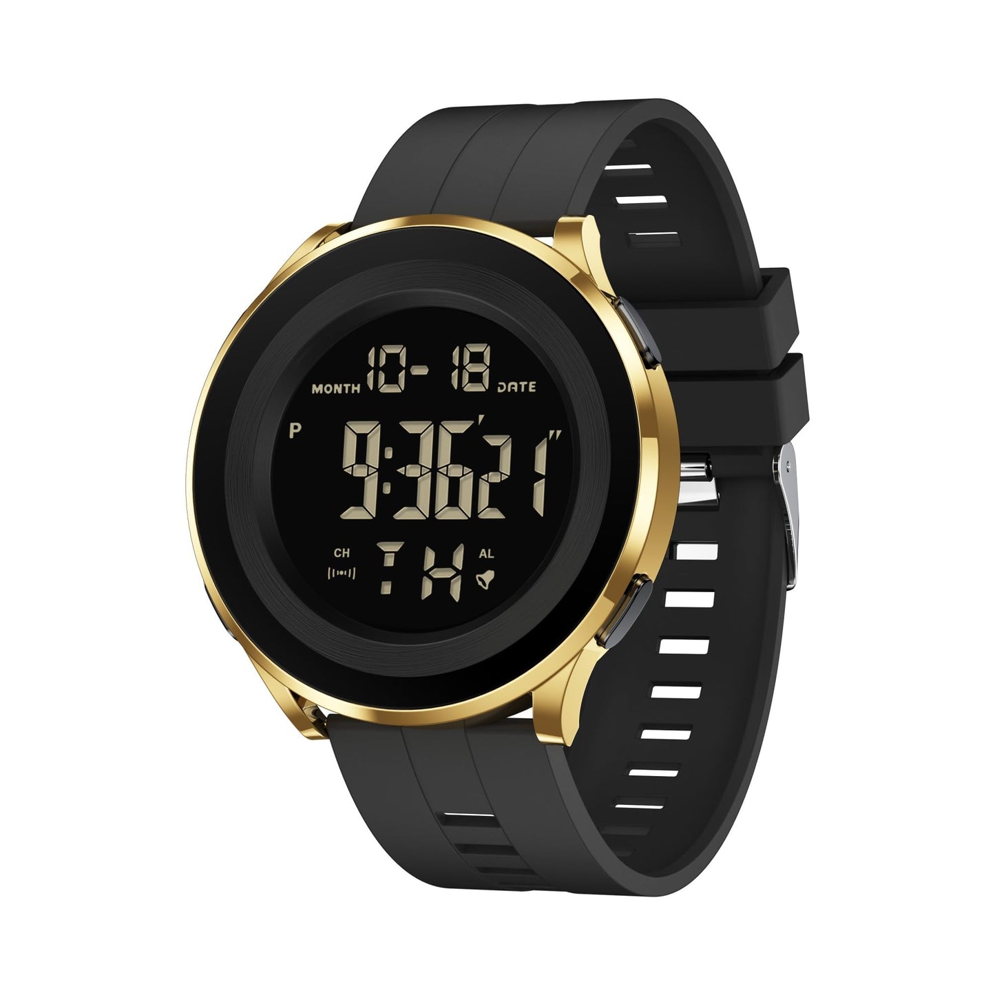 HOTBlack Gold Silver Waterproof Work Luxury Dress Tactical Dive Military Digital Man Watches for Men Sports Nice Classic Mens Watches Diver Day Date Running Cool Large Face