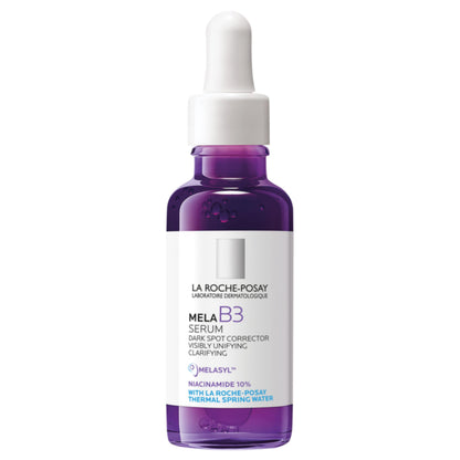 HOTLa Roche-Posay Mela B3 Dark Spot Face Serum with 10% Niacinamide, 1oz | Anti-aging dark spot correcting face serum with Melasyl™ for sun spots, age spots, and post-acne marks. Lightweight texture.